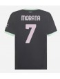 AC Milan Alvaro Morata #7 Rezervni Dres 2024-25 Kratak Rukavima